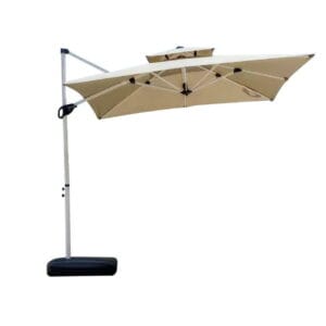 Parasol Ogrodowy Kwadratowy 3x3m beżowy