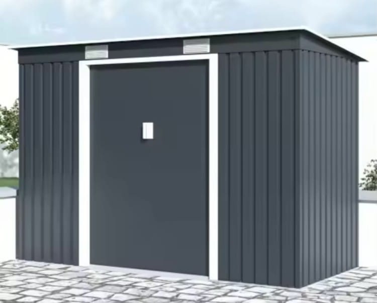 schowek ogrodowy blaszany 280x130 cm