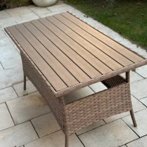 Stół ogrodowy technorattan 150 cm 2 kolory